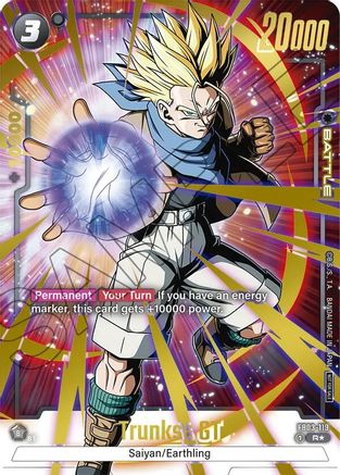 Trunks : GT - FB03-119 (Championship Pack 02) (Gold) (FB03-119) - Tournament and Championship Promos Holofoil