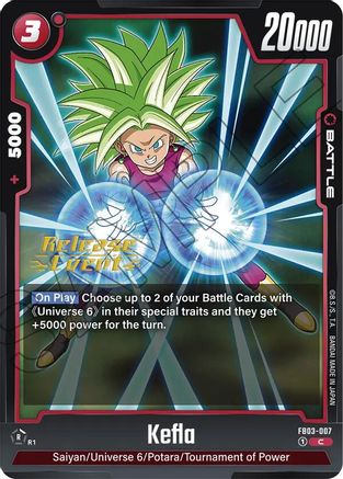 Kefla (FB03-007) - Raging Roar Release Event Cards