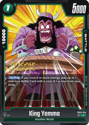 King Yemma (FB03-054) - Raging Roar Release Event Cards