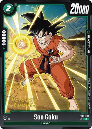 Son Goku - FB03-063 (FB03-063) - Raging Roar Release Event Cards