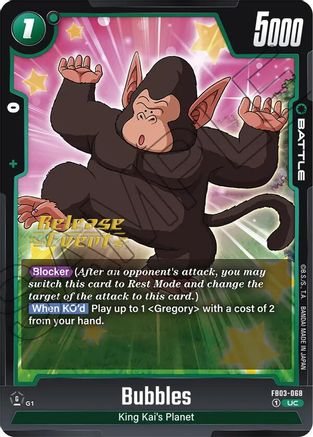 Bubbles (FB03-068) - Raging Roar Release Event Cards