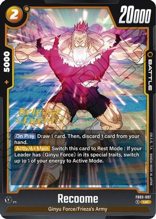 Recoome (FB03-097) - Raging Roar Release Event Cards
