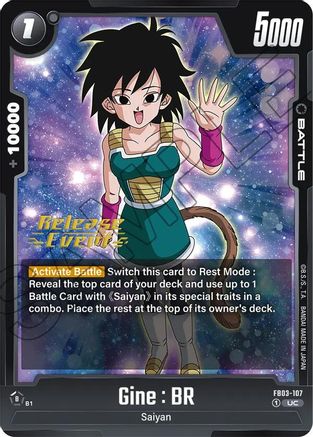 Gine : BR (FB03-107) - Raging Roar Release Event Cards