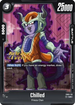 Chilled (FB03-115) - Raging Roar Release Event Cards