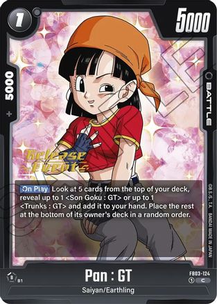 Pan : GT - FB03-124 (FB03-124) - Raging Roar Release Event Cards