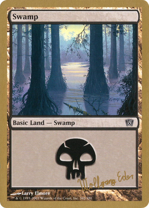 Swamp (342) - 2003 Wolfgang Eder (8ED) (WCD-WE342) - World Championship Decks 2003