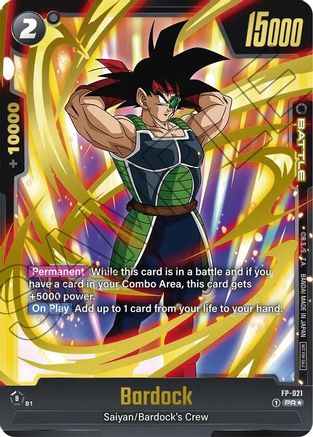 Bardock - FP-021 (Gold) (FP-021) - Fusion World Promotion Cards and Packs Holofoil