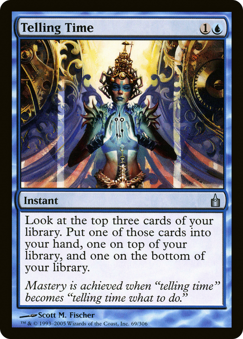Telling Time (RAV-069) - Ravnica: City of Guilds Foil
