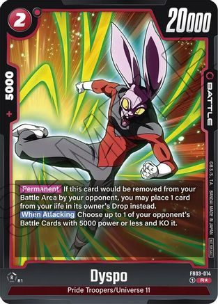 Dyspo (Tournament Pack 03) (FB03-014) - Tournament and Championship Promos Holofoil
