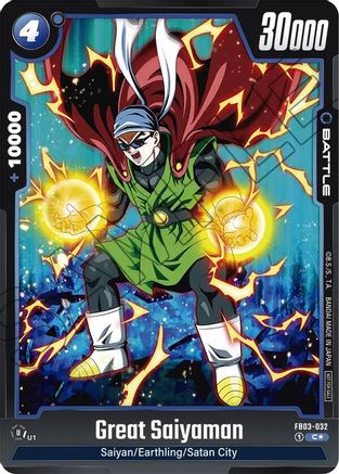 Great Saiyaman (Tournament Pack 03) (FB03-032) - Tournament and Championship Promos Holofoil