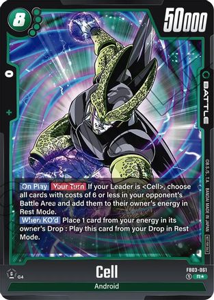 Cell (Tournament Pack 03) (FB03-061) - Tournament and Championship Promos Holofoil
