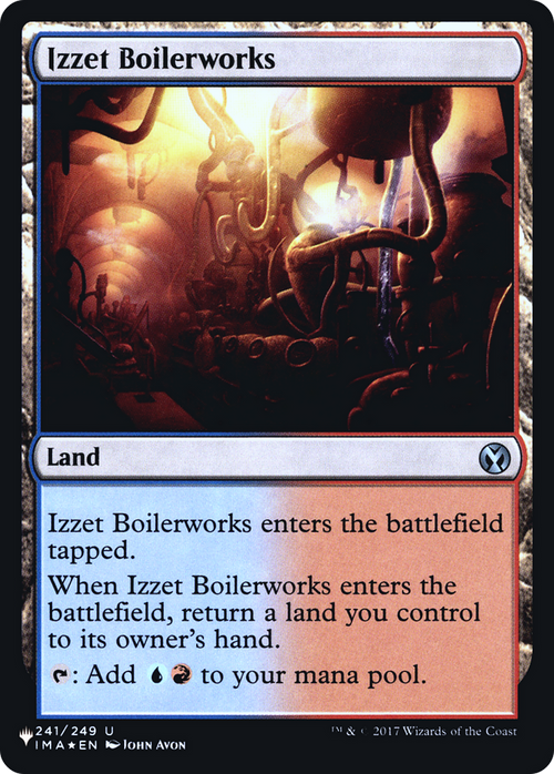 Izzet Boilerworks (LIST-IMA-241) - The List Foil