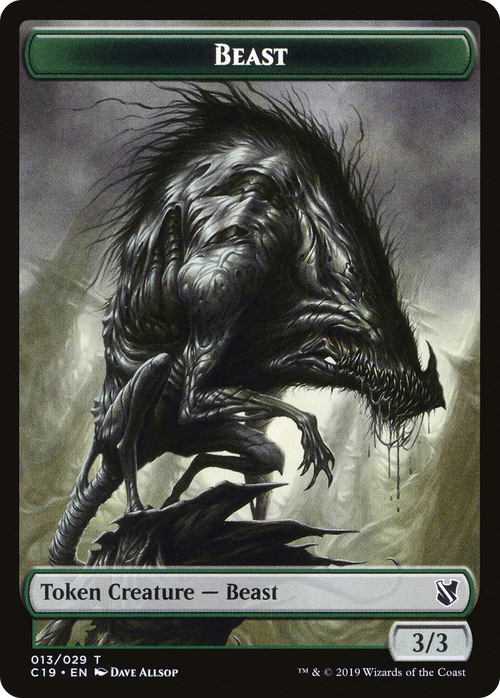 Beast (TC19-013) - Commander 2019 Tokens