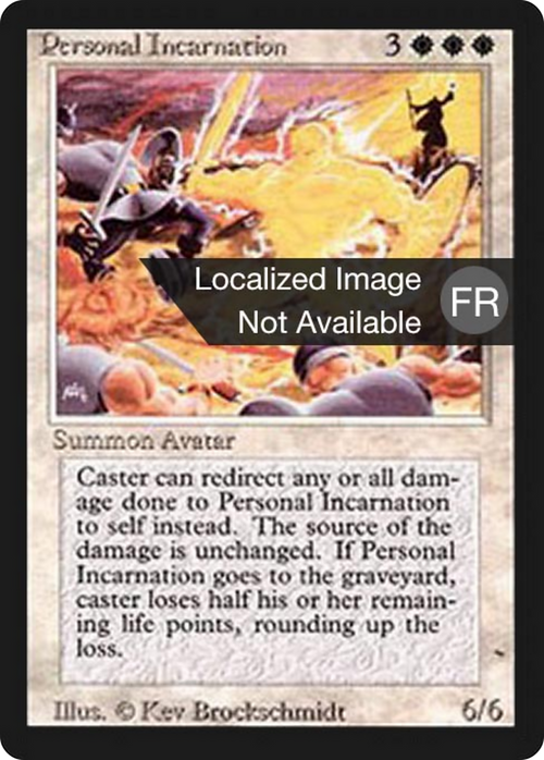 Personal Incarnation (FBB-) - Foreign Black Border