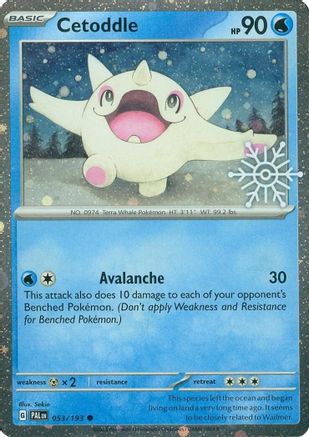 Cetoddle (Holiday Calendar) 053/193  - Holofoil Miscellaneous Cards & Products - Common