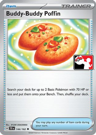 Buddy-Buddy Poffin 144  - Holofoil Prize Pack Series Cards - Uncommon