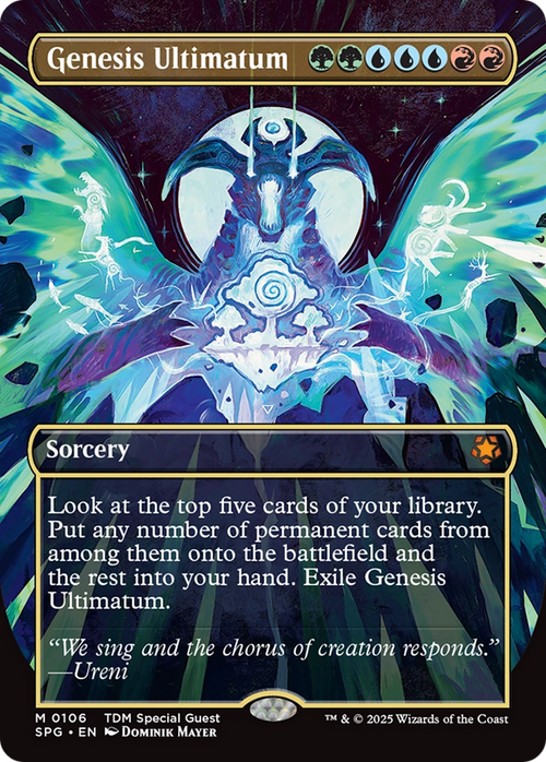 Genesis Ultimatum (Borderless) (SPG-106) - Special Guests Foil