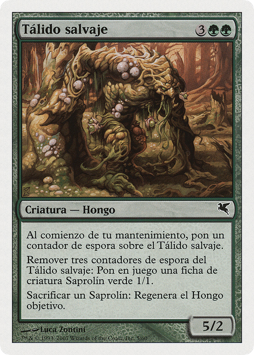 Savage Thallid (Spanish) - "Talido salvaje" (J5) (PSAL-0J5) - Salvat 2005