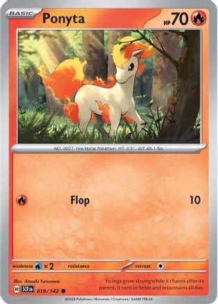 Ponyta 019  SV07 Stellar Crown - Common
