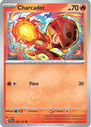 Charcadet 029  - Reverse Holofoil SV07 Stellar Crown - Common