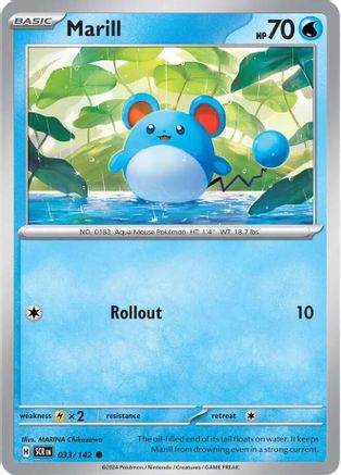Marill 033  SV07 Stellar Crown - Common
