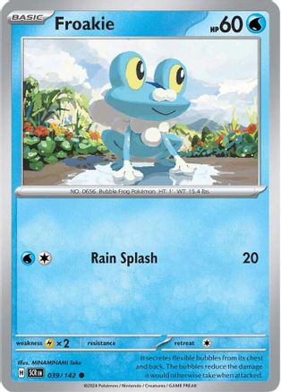 Froakie 039  SV07 Stellar Crown - Common