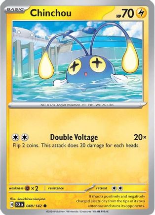 Chinchou 048  SV07 Stellar Crown - Common