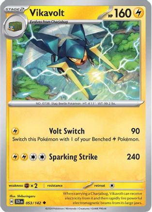 Vikavolt 053  SV07 Stellar Crown - Uncommon