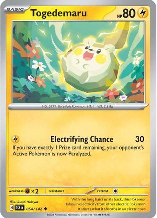 Togedemaru 054  SV07 Stellar Crown - Uncommon