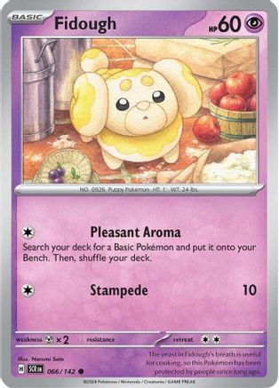 Fidough 066  SV07 Stellar Crown - Common