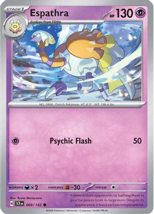 Espathra 069  - Reverse Holofoil SV07 Stellar Crown - Common