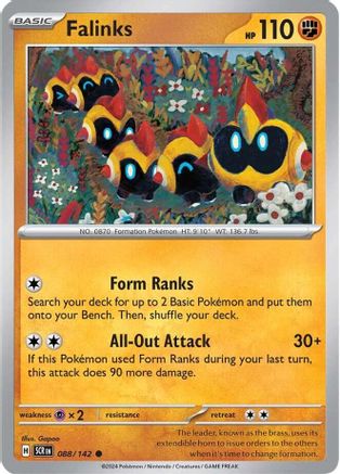 Falinks 088  - Reverse Holofoil SV07 Stellar Crown - Common