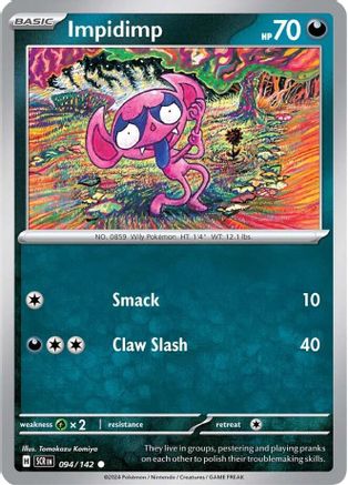 Impidimp 094  SV07 Stellar Crown - Common