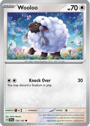 Wooloo 124  SV07 Stellar Crown - Common