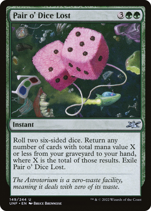 Pair o' Dice Lost (UNF-149) - Unfinity