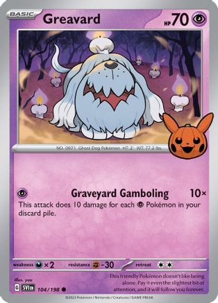 Greavard 042  Trick or Trade BOOster Bundle 2024 - Common