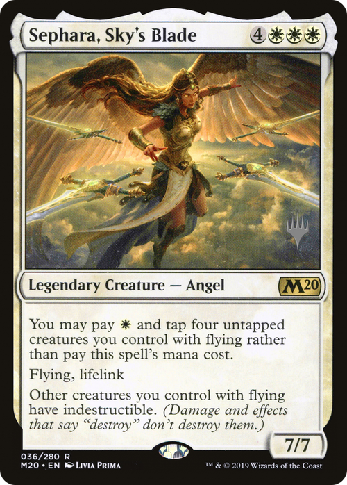 Sephara, Sky's Blade (PPM20-36P) - Core Set 2020 Promos