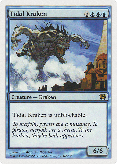 Tidal Kraken (9ED-105) - 9th Edition
