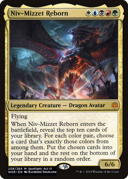 Niv-Mizzet Reborn (WAR-208) - War of the Spark Foil