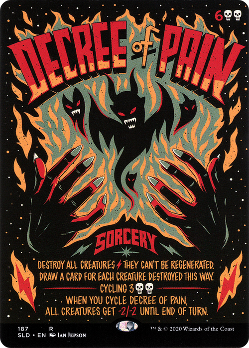 Decree of Pain (SLD-187) - Secret Lair Drop (Borderless)