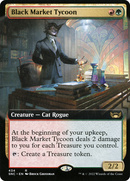 Black Market Tycoon (Extended Art) (SNC-434) - Streets of New Capenna: (Extended Art)