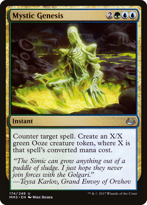 Mystic Genesis (MM3-174) - Modern Masters 2017 Foil