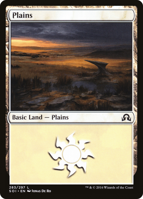Plains (283) (SOI-283) - Shadows over Innistrad