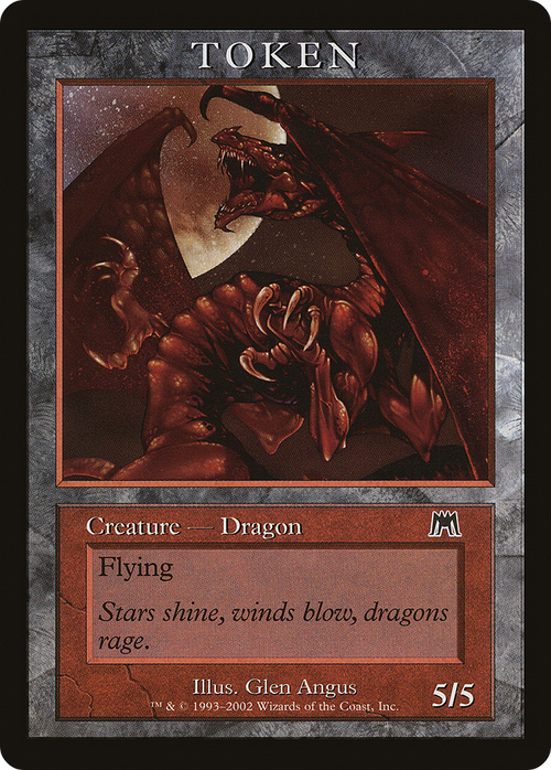 Dragon Token (ONS) (MPRP-) - Magic Player Rewards 2002