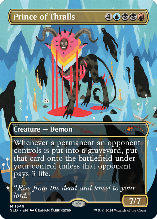 Prince of Thralls (SLD-1549) - Secret Lair Drop (Borderless)