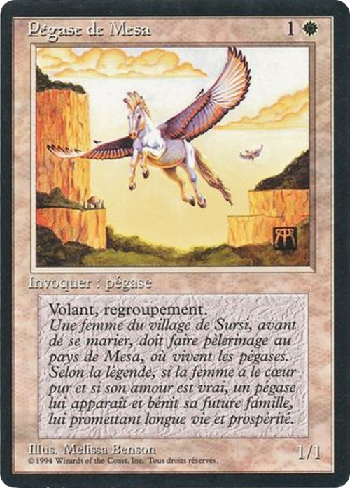 Mesa Pegasus (FBB-) - Foreign Black Border