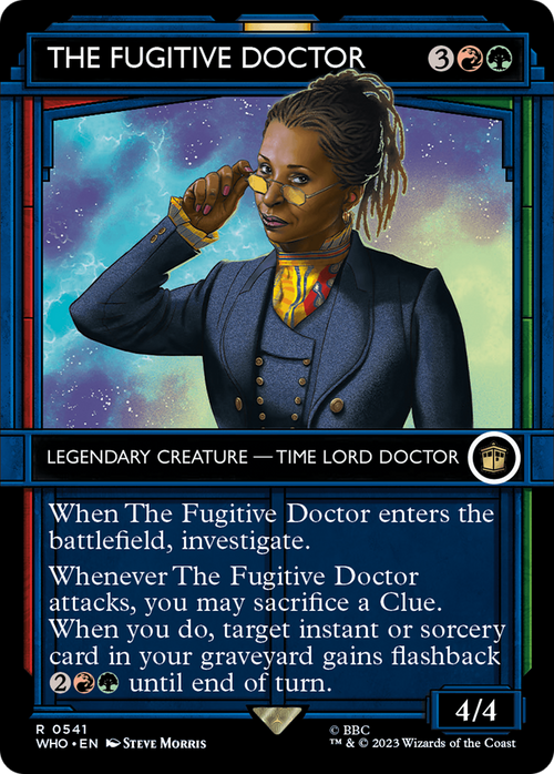The Fugitive Doctor (Showcase) (WHO-541) - Doctor Who: (Showcase) (Borderless) Foil
