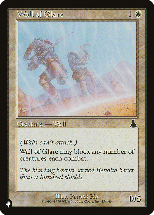 Wall of Glare (LIST-25/143) - The List