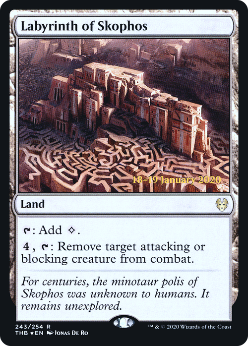 Labyrinth of Skophos (PRE-243S) - Theros Beyond Death Promos Foil