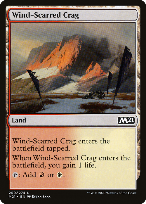 Wind-Scarred Crag (M21-259) - Core Set 2021 Foil